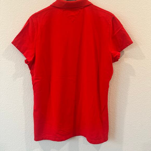 Tommy Hilfiger Womens Classic Fit Short Sleeve Red Polo SEE PHOTOS | Size XXL - Picture 4 of 6